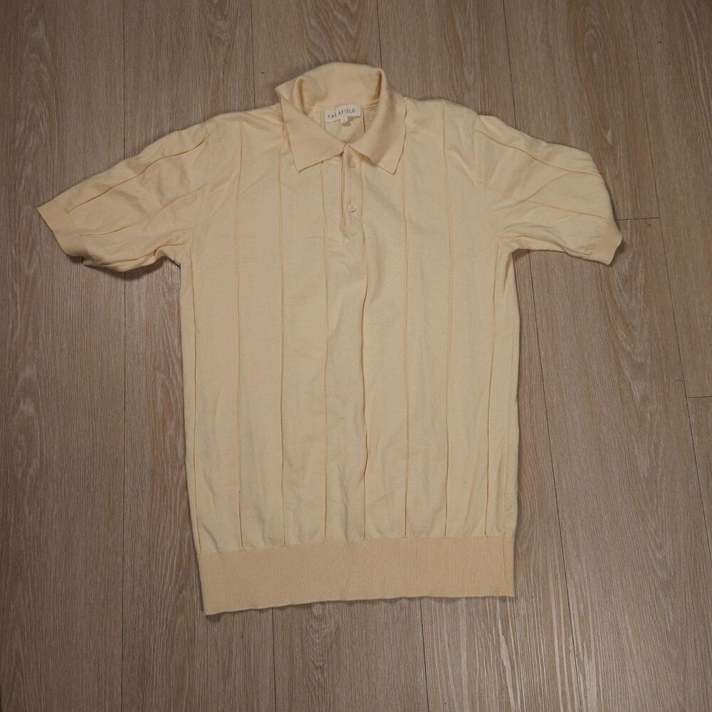 Far Afield Jacob Short Sleeve Polo Shirt Mens Size 1 Knit Casual Golf